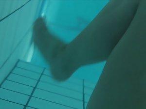 Underwater spying of a hot teen girl Picture 8