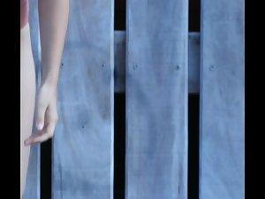 Swimsuit shows outlines of pussy and nipples Picture 2