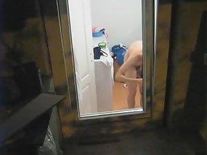 Naked babe peeped in the bathroom Picture 4