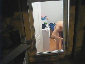 Naked babe peeped in the bathroom Picture 6