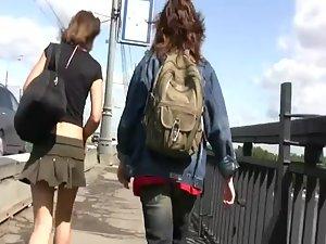 No panties found under her skirt Picture 8