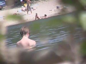 Tender nudist girl got filmed by a voyeur Picture 3