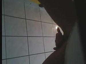 Naked girl scared while fingering pussy Picture 2