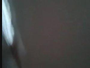 Naked girl scared while fingering pussy Picture 4