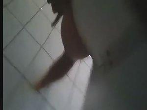 Naked girl scared while fingering pussy Picture 5