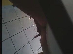 Naked girl scared while fingering pussy Picture 8