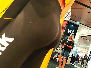 Amazing bent over ass of sporty teen in shoe store Picture 5