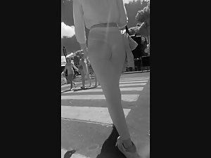 Infra red cam shows teen girl's thong Picture 6