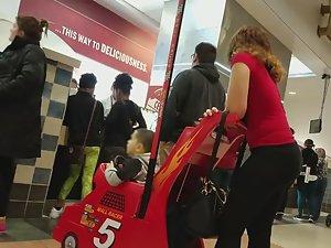 Sexy milf in transparent tights Picture 3