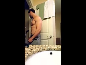 Muscular girl shows girlfriend is always ready for his big dick Picture 1