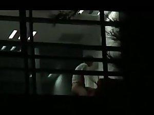 Sex spied from across the street