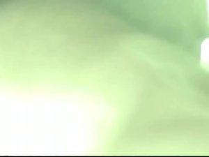 Upskirt view of an exposed pierced pussy Picture 6