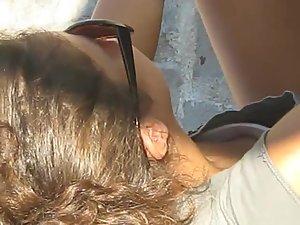 Hot nipple of a girl that sat down Picture 3