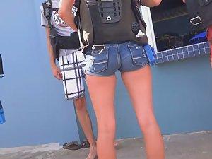 Sexy scuba diver caught by the beach Picture 7