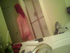 Spying on wife's sister in my bathroom Picture 5