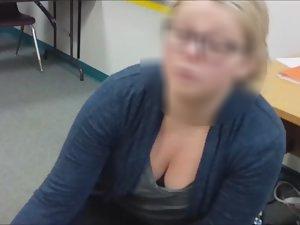Big boobs of a busty daycare worker Picture 6