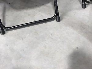 Admiring her ass and thong while she is sitting Picture 3