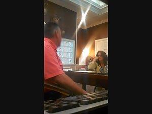 Flirty coworker gives blowjob to boss Picture 3