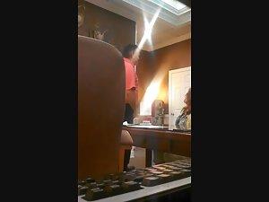 Flirty coworker gives blowjob to boss Picture 8