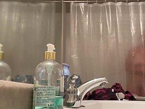 Naked stepsister caught by hidden cam in bathroom Picture 4