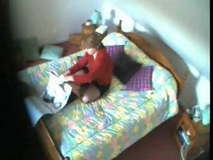 Sexy aunt spied while masturbating Picture 2