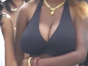 Hot black girl with humongous tits Picture 2