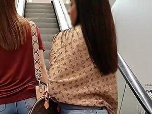 Stylish girl sways her sexy hips when she walks