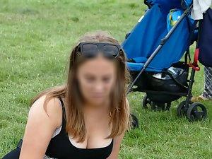 Big boobs spotted during a festival Picture 7