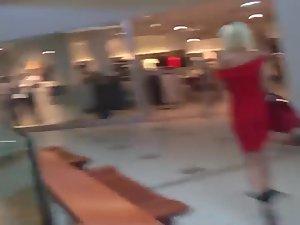 Upskirt of an attention whore Picture 6