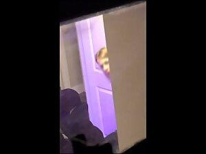 She caught the voyeur on her window in an awkward but sexy moment Picture 8