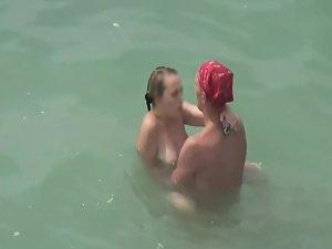 Two couple fucking in the water Picture 5