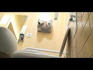 Sideways view of a hot pissing woman Picture 8