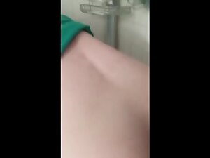 White slut gets a black cock up her ass in bathroom Picture 7