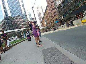 Spicy girl spotted with sugar daddy on the street Picture 2