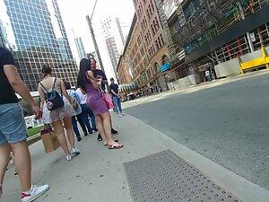 Spicy girl spotted with sugar daddy on the street Picture 5