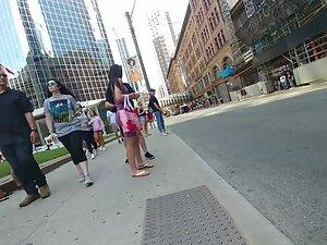 Spicy girl spotted with sugar daddy on the street Picture 6