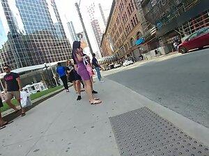 Spicy girl spotted with sugar daddy on the street Picture 8