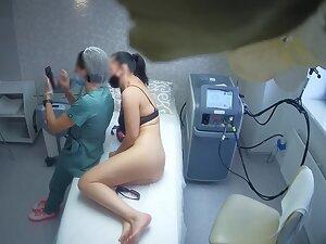 Spying on hair removal and asshole photo session Picture 8