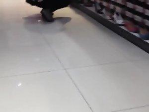 Crouching made her thong fall out Picture 2