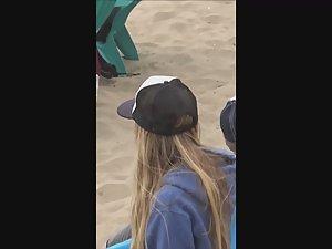 Zooming in on tight ass on shorts Picture 7