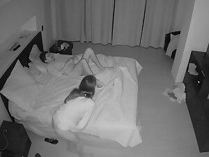Blowjob and pussy creampie caught by hidden camera in bedroom Picture 8