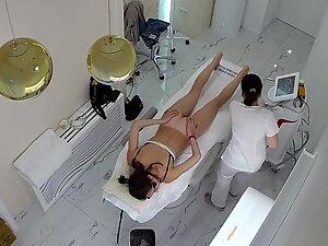 Petite girl spreads ass and pussy for depilation Picture 8