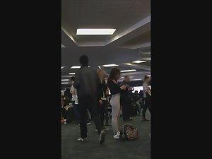 Supernatural young ass at the airport Picture 2