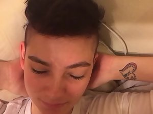 Cum facial for cute tomboy girl Picture 6