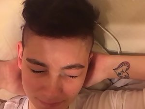 Cum facial for cute tomboy girl Picture 8