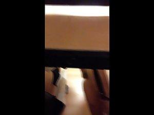 Peeping on boy sticking his finger in hairy pussy Picture 6