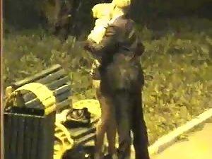 Interesting sex caught on a park bench Picture 4