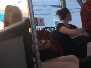 Voyeur caught girl changing clothes during bus ride Picture 3