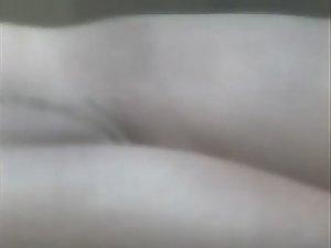 Sneaky view of hot chick touching pussy Picture 2