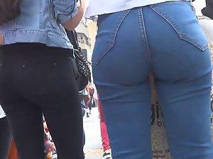 Soft butt looks gorgeous in jeans